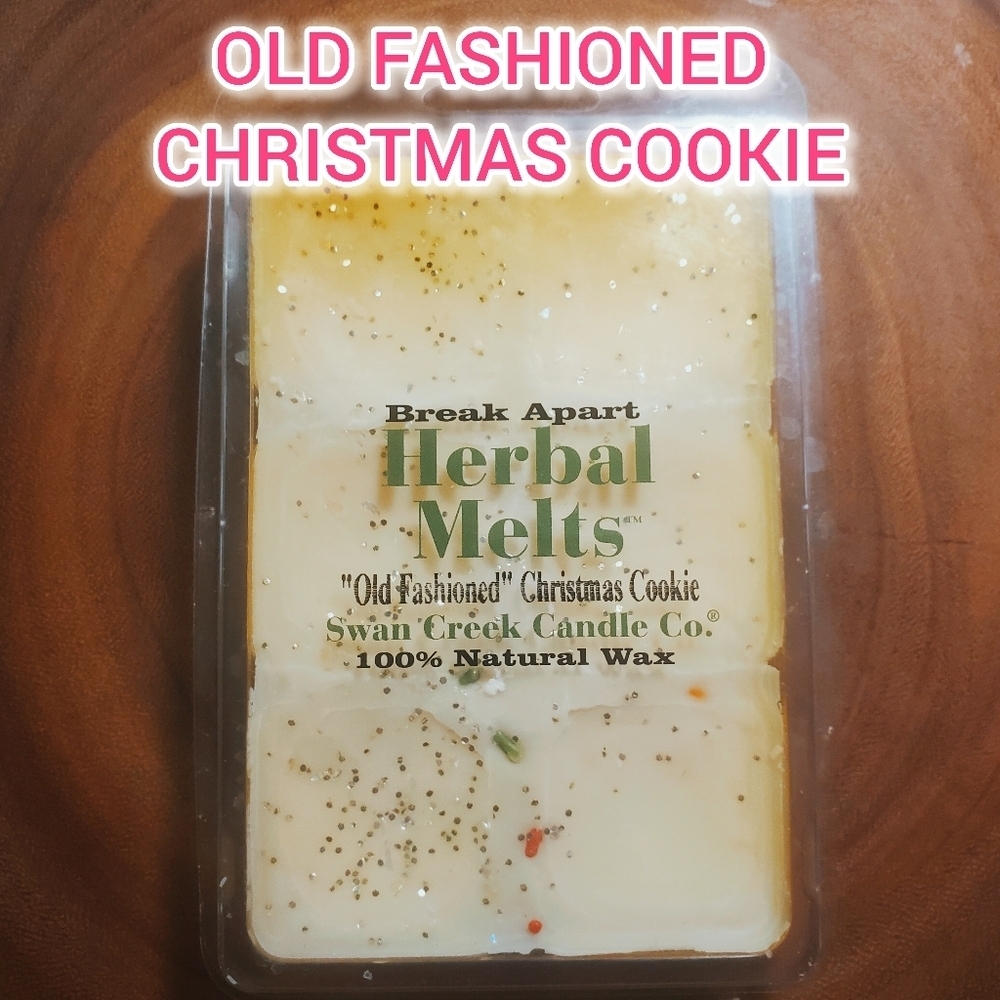 OLD FASHIONED CHRISTMAS COOKIE by SWAN CREEK CANDLE CO Herbal Melts Natural Wax